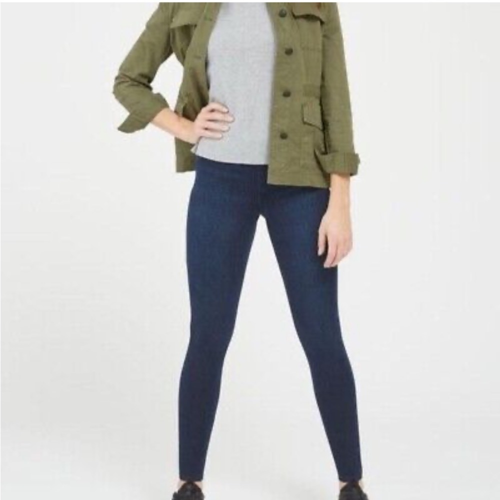 SPANX Jean-ish Ankle Leggings Twilight Rinse Size S